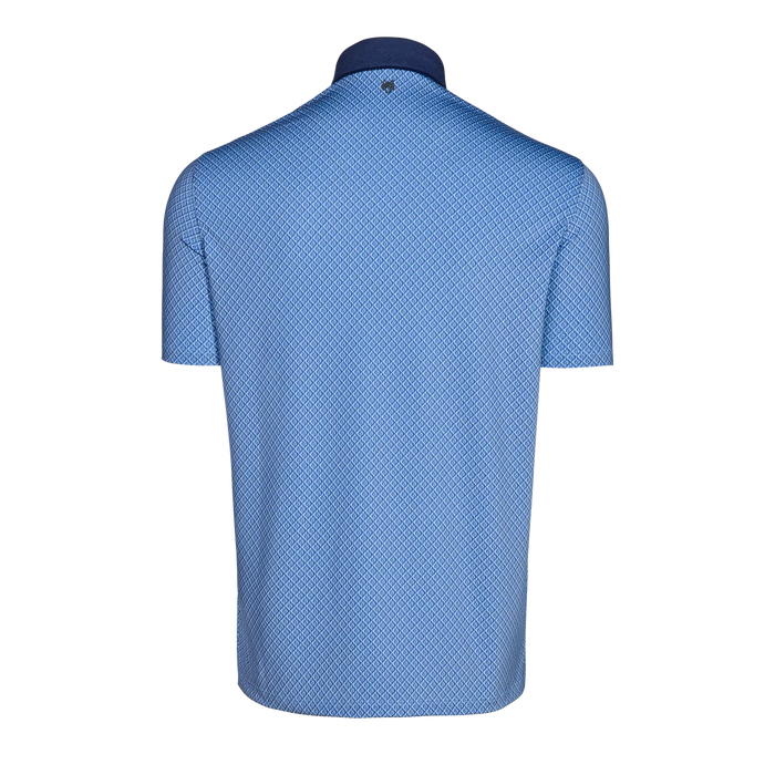 Greyson Shadow Wolf Golf Polo - Falcon Back View