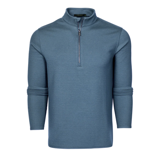 Greyson Troy Golf 1/4 Zip Golf Pullover - Vintage Indigo 