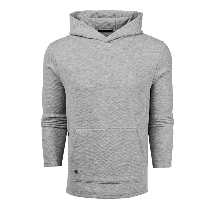 Greyson Troy Golf Hoodie - Smoke Heather 