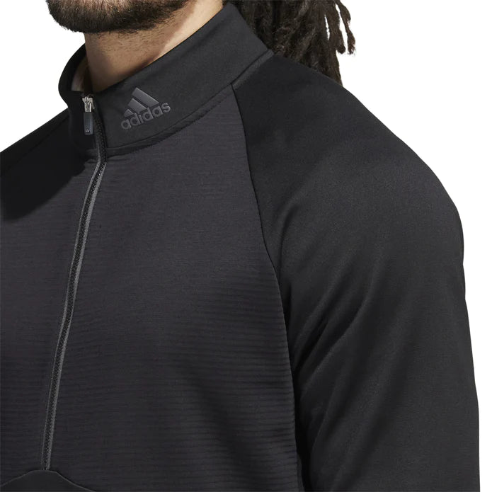 adidas Cold Ready 1/4 Zip Golf Pullover - Black