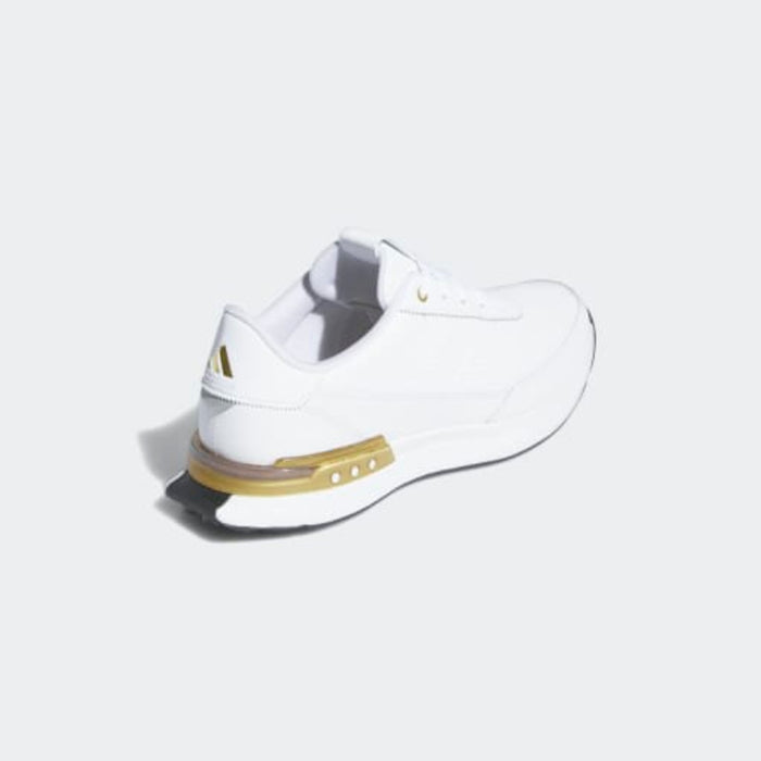 Adidas S2G 25 Leather Spikeless Womens Golf Shoes - Off White / Gold