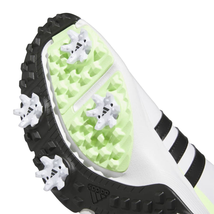adidas Tour 360 BOA Junior Golf Shoes - Cloud White/Core Black/Green