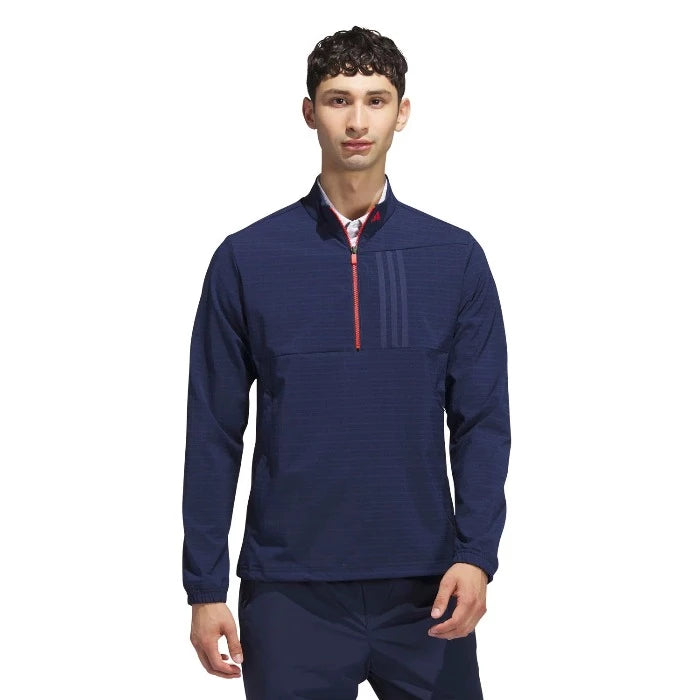 adidas Ultimate 365 Tour Wind.Rdy 1/2 Zip Golf Pullover - Collegiate Navy