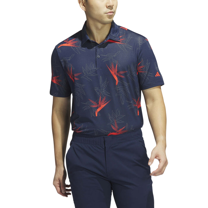 adidas Oasis Mesh Golf Polo Shirt - Collegiate Navy