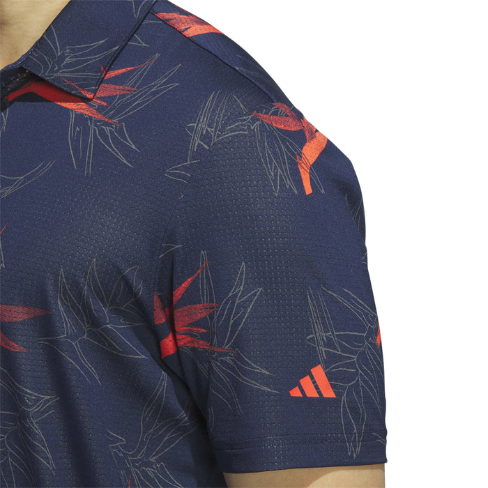 adidas Oasis Mesh Golf Polo Shirt - Collegiate Navy