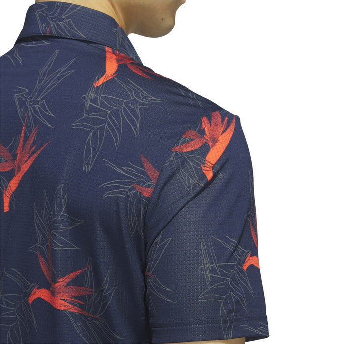 adidas Oasis Mesh Golf Polo Shirt - Collegiate Navy