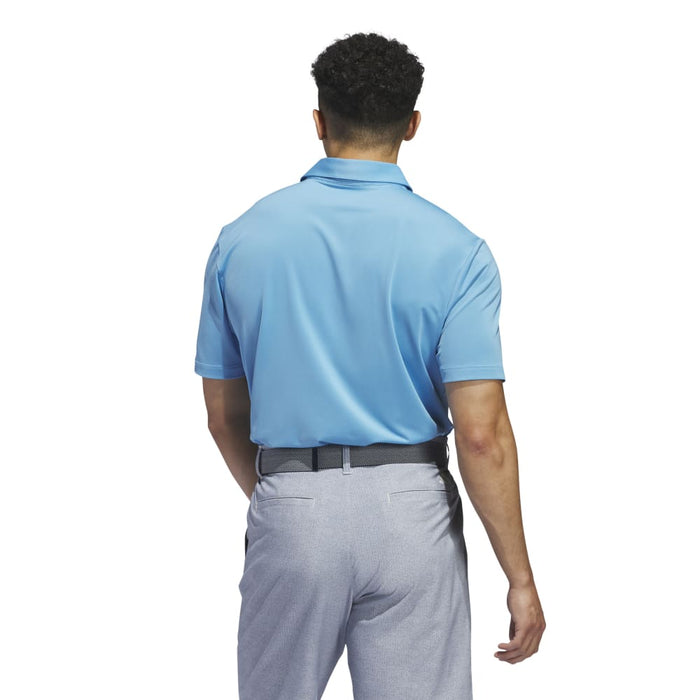 adidas Ultimate365 Solid LC Golf Polo Shirt - Semi Blue Burst