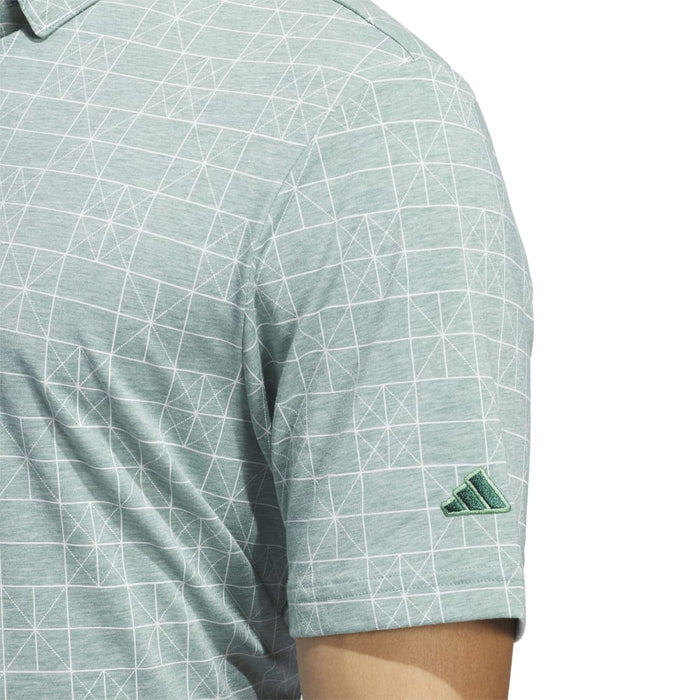 adidas GO-TO Novelty Golf Polo Shirt - Collegiate Green