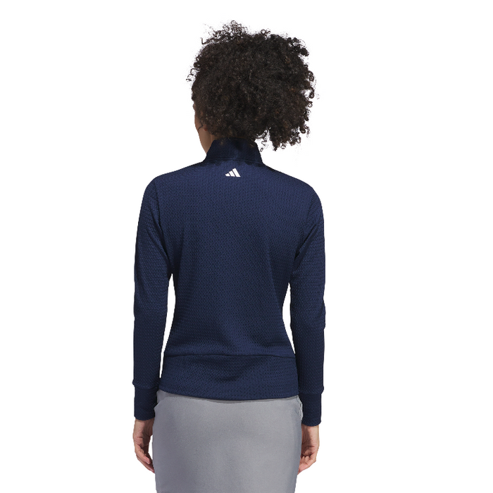 adidas UltimateTextured Ladies Golf Jacket - Navy