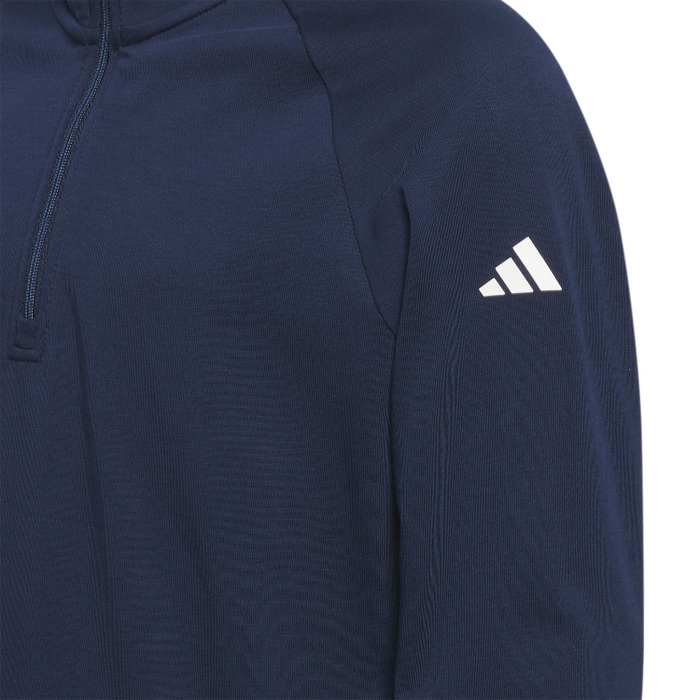 adidas Junior 1/4 Zip Pullover - Navy
