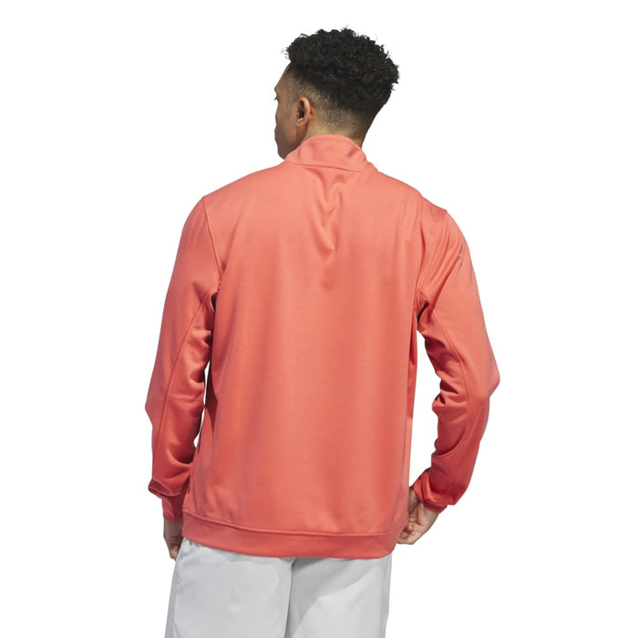 adidas Elevated 1/4 Zip Golf Pullover - Preloved Scarlet