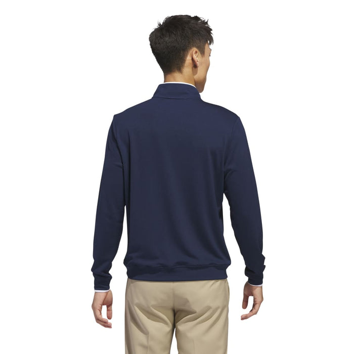adidas Core Lightweight 1/4 Zip Golf Pullover - Collegiate Navy