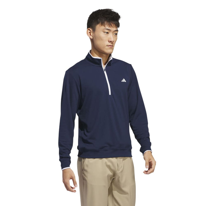 adidas Core Lightweight 1/4 Zip Golf Pullover - Collegiate Navy