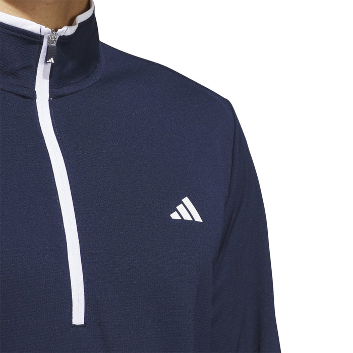 adidas Core Lightweight 1/4 Zip Golf Pullover - Collegiate Navy