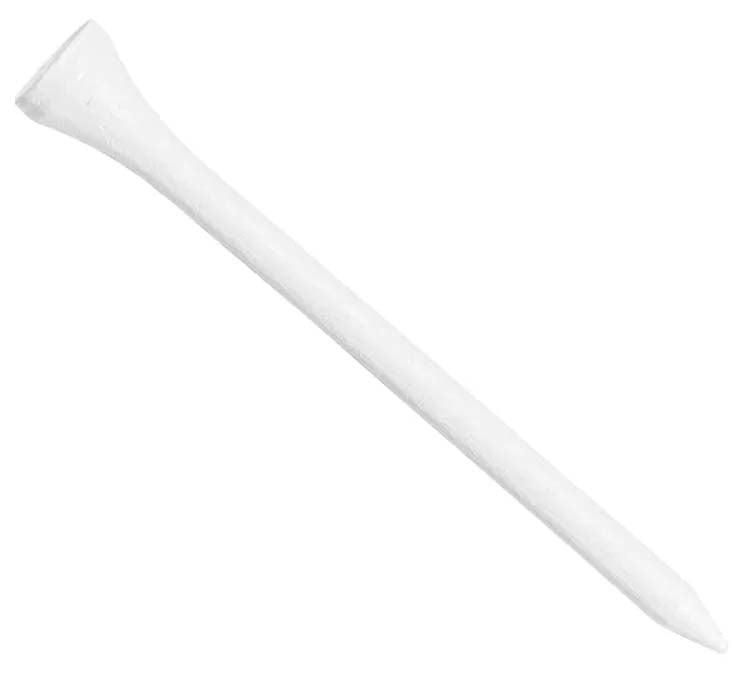 Longridge White Bamboo Tees 54mm