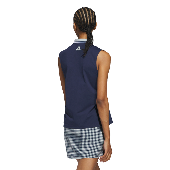adidas Beyond Twistknit Ladies Golf Polo - Navy