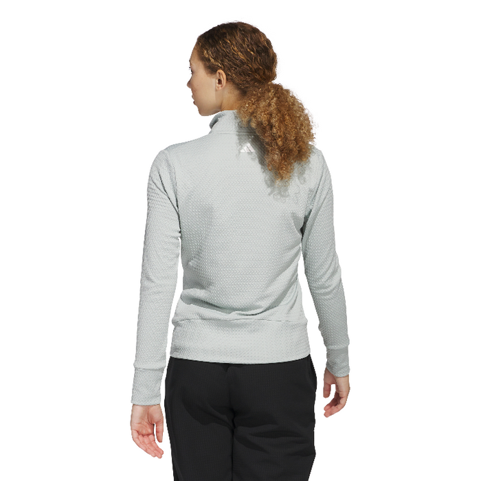 adidas Ultimate 365 Textured Ladies Golf Jacket - Silver