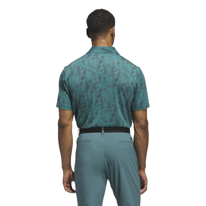 adidas Ultimate365 Textured Print Polo Shirt