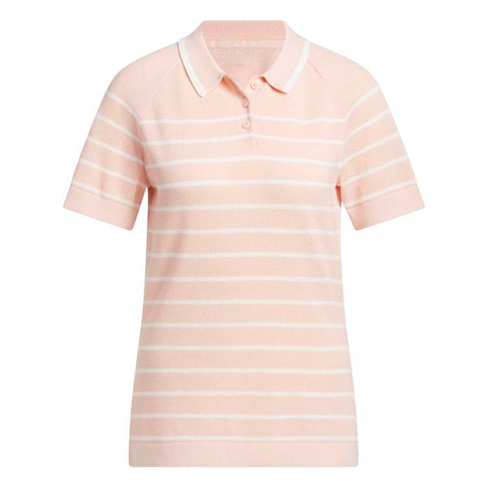 adidas Ultimate365 + Stripe Knit Golf Polo