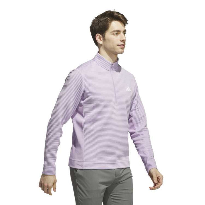 adidas Ultimate365 DWR Textured 1/4 Zip Golf Pullover