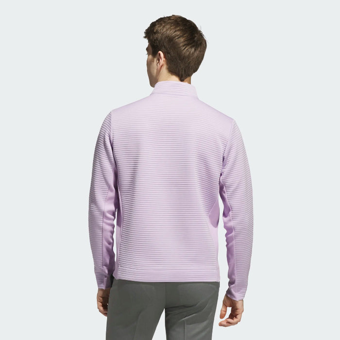 adidas Ultimate365 DWR Textured 1/4 Zip Golf Pullover