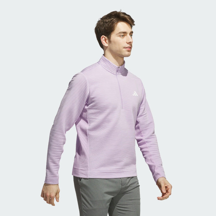 adidas Ultimate365 DWR Textured 1/4 Zip Golf Pullover