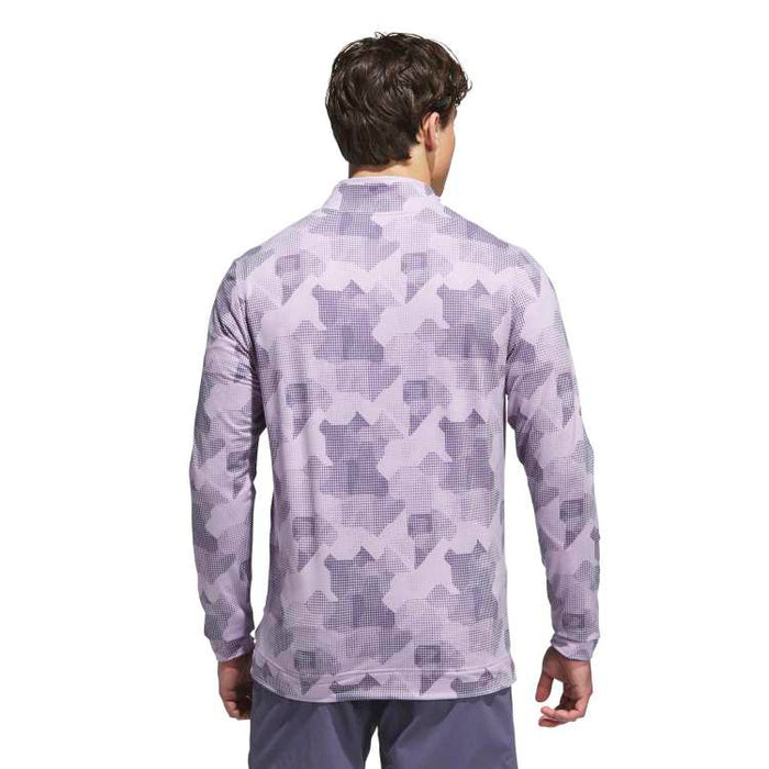adidas Go-To Printed 1/4 Zip Golf Pullover