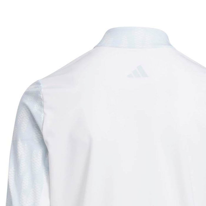 adidas Junior UPF Mock Golf Pullover