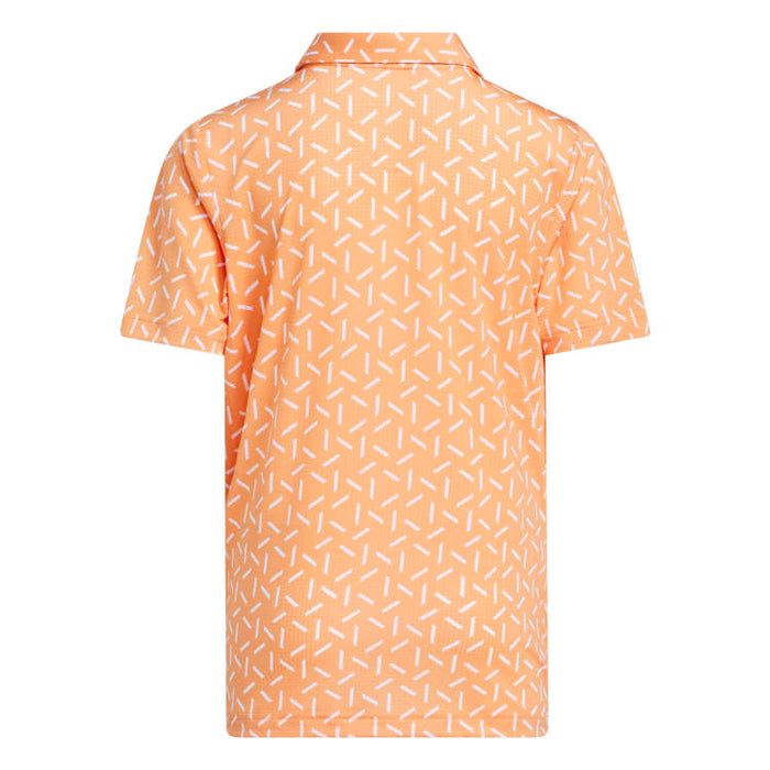 adidas Junior Climacool Ultimate365 Printed Mesh Golf Polo