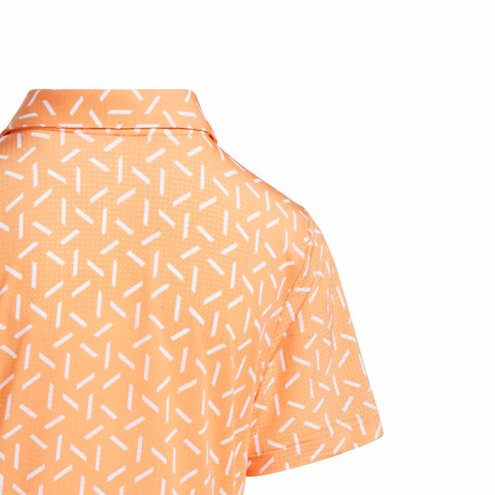 adidas Junior Climacool Ultimate365 Printed Mesh Golf Polo