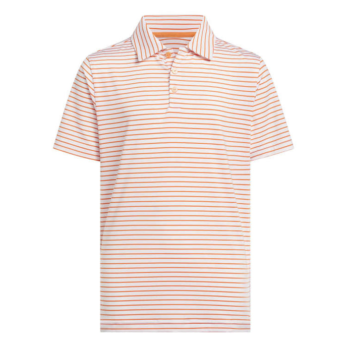 adidas Junior Striped Golf Polo