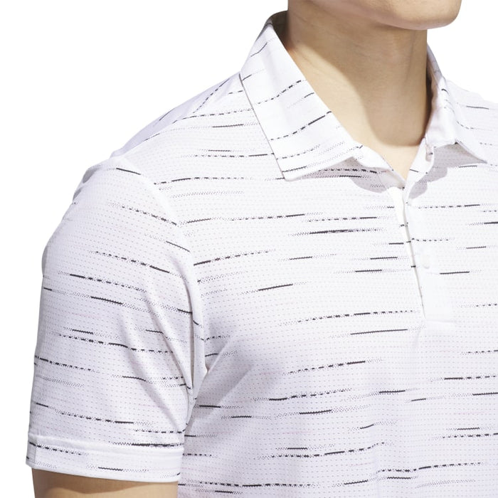 adidas Ultimate365 Mesh Print Golf Polo Shirt
