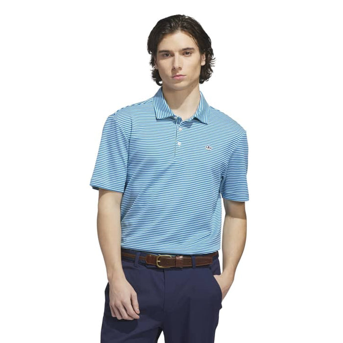 adidas Originals Stripe Pique Golf Polo