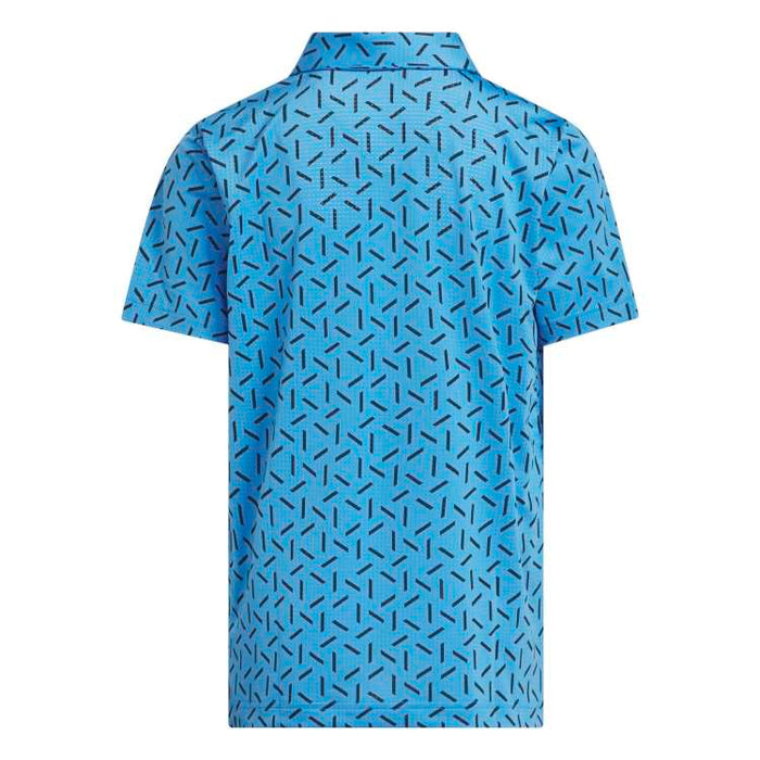 adidas Junior Climacool Ultimate365 Printed Mesh Golf Polo