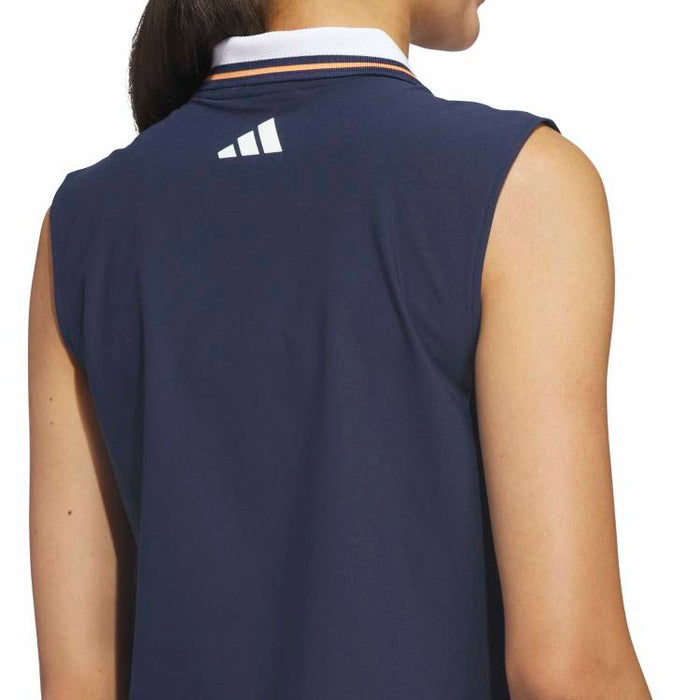 adidas Ladies Beyond The Course Twistknit Sleeveless Golf Polo