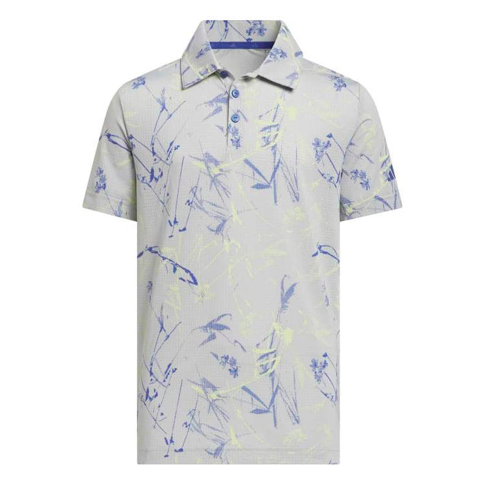 adidas Junior Climacool Mesh Printed Golf Polo
