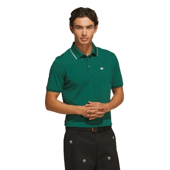 Adidas Originals Twistknit Trefoil Golf Polo Shirt