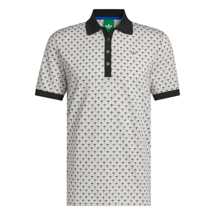 Adidas Originals All Over Trefoil Golf Polo