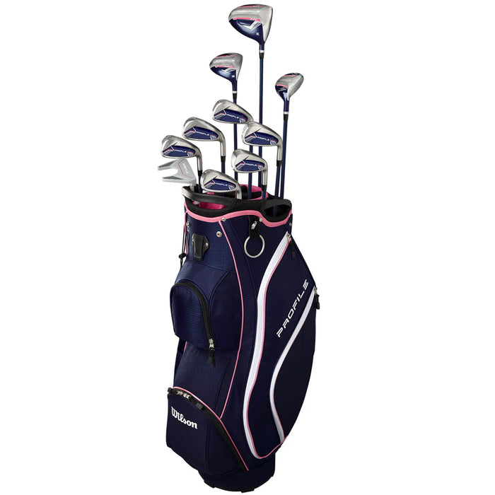 Wilson Profile 11-Piece Cart Bag Golf Package Set - Ladies/Youth