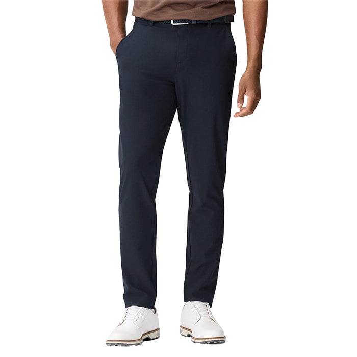 Macade Lightweight Tapered Golf Trousers - Navy Front View