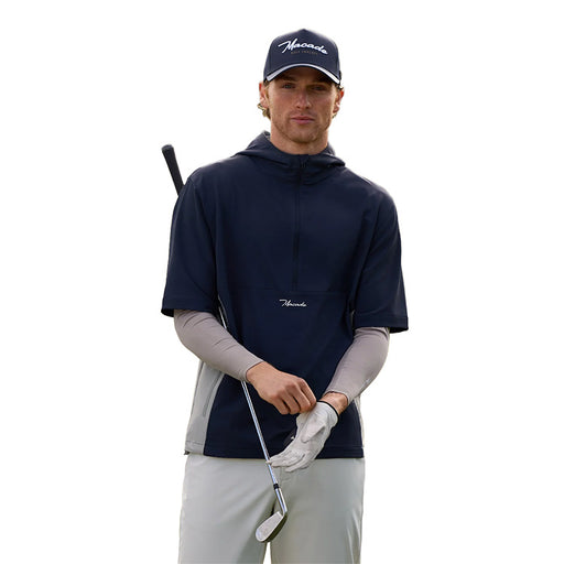 Macade Storm Golf Wind Shirt - Navy