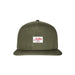 Malbon Benchmark Golf Snapback - Military Green 