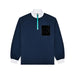 Malbon Cascade Golf Windshirt - Navy 