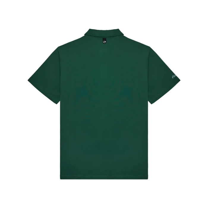Malbon Fairway Baldwin Golf Polo - Forest Back View