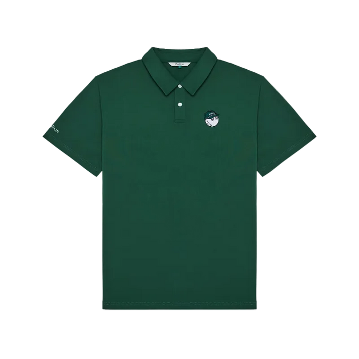 Malbon Fairway Baldwin Golf Polo - Forest 