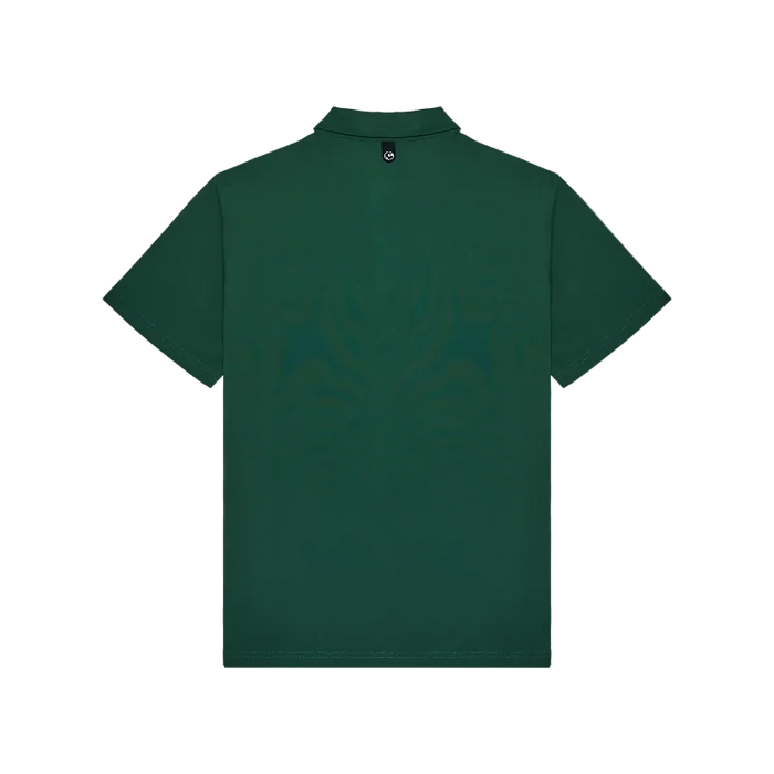 Malbon Fairway Golf Polo - Forest Back View