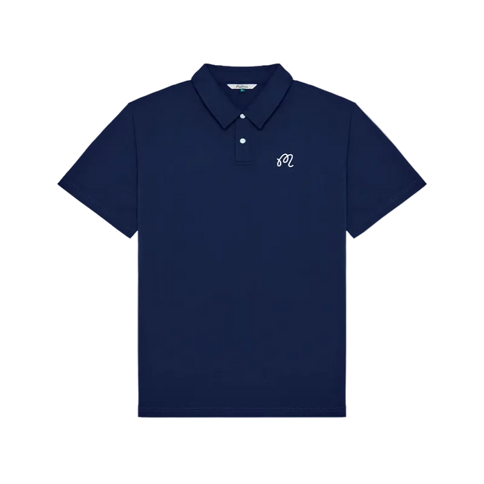 Malbon Fairway Golf Polo - Navy 