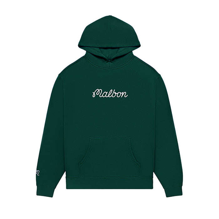 Malbon Fesque Golf Hoodie - Forest 