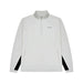 Malbon Performance 1/4 Zip Golf Pullover - Silver/Black 