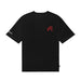 Malbon Bermuda Benchmark Golf T-Shirt - Black Front View